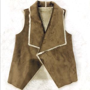 Boutique Reversible Fur/Suede Vest